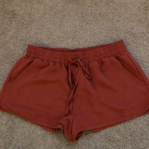 F21 Dark Orange Short